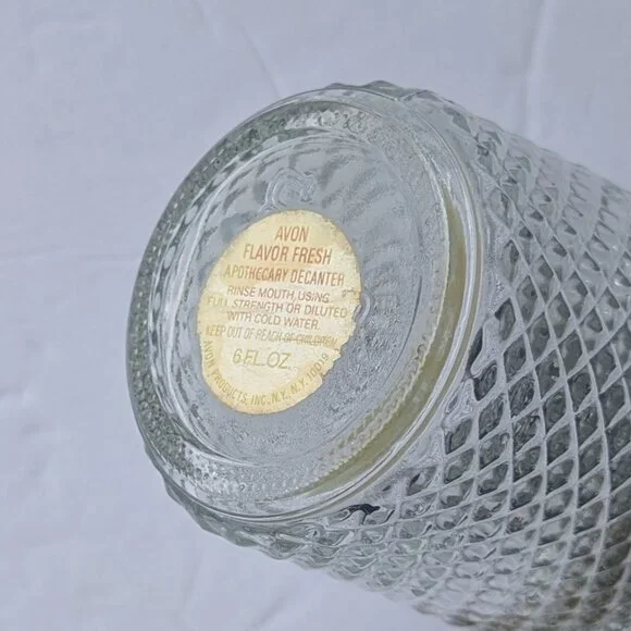 Avon Vintage Apothecary Decanter Flavor Fresh Mouthwash 6 FL oz Bottle - Picture 8 of 12